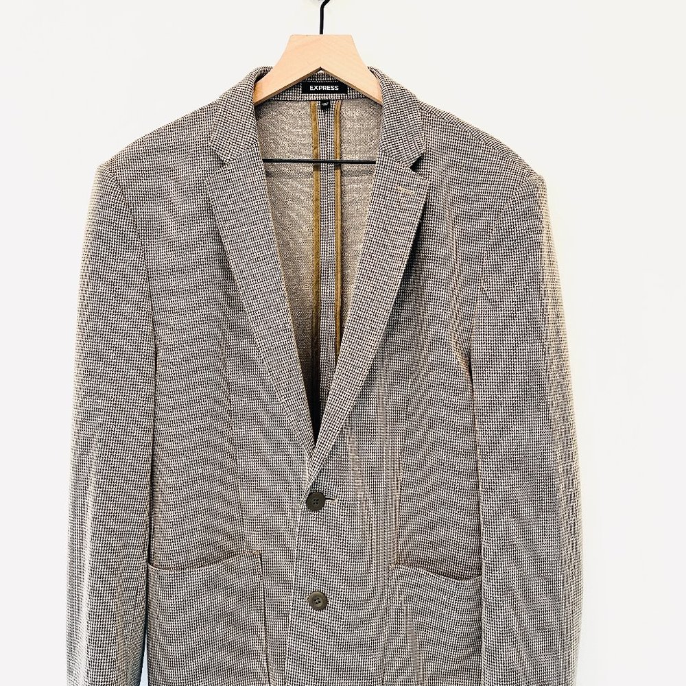 Express Mens Herringbone Sportcoat